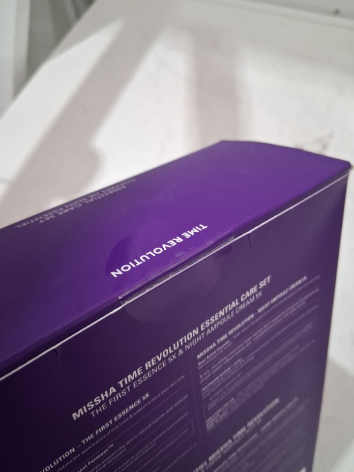 2PC Missha First Essence Toner and Night Repair Ampoule Cream - 150ml & 50ml - purple/silver (model: 1977720) image 3