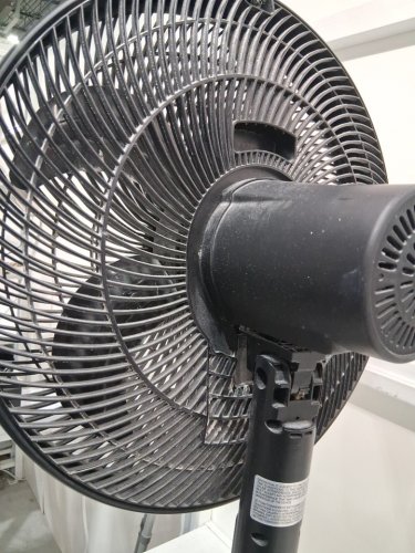 Comfortmate Convertible 2-in-1 Pedestal Fan - 16" - Black (Model: 1272800 / FJYPD16H2) image 3