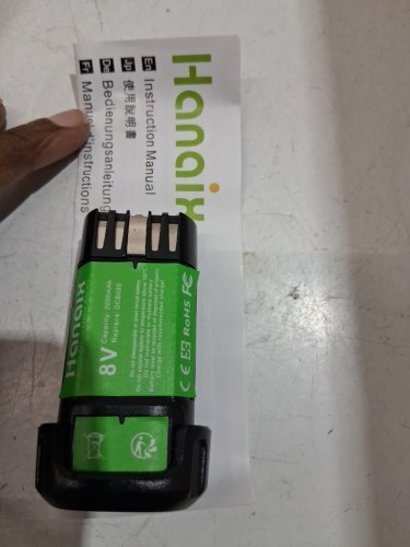 HANAIX 8V LI-LION BATTERY for Dewalt DCB080/DW4390/DCF680/DCF680N1/DCB095- 2000mAh image 4