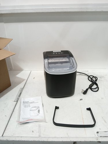 EUHOMY COUNTERTOP ICE MAKER MACHINE - MAKES 26LB/DAY - BLACK (MODEL: IM-06D / IM001-BBL-CAEH) image 4