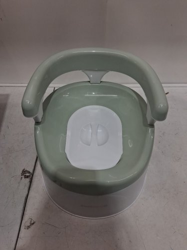 joolbaby child potty training chair with backrest and splash guard - SAGE/white (model: PT-HPC-1-SG-CAD)) image 3