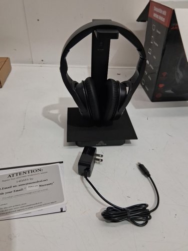 Ansten Wireless TV Headphones with RCA and Optical Connectors - Black (Model: AS60) image 3