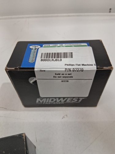 300pc MIDWEST FASTENER Phillips Flat Head Machine Screws Coarse Thread - 6-32 x 3" - Zinc Plated Steel (model: 07270) image 3