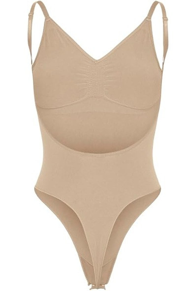 WOMEN'S VERO MODA SILLA OPEN BACK BODY STOCKING - MEDIUM/LARGE - WHITE PEPPER - (STYLE: 10335062) image 2
