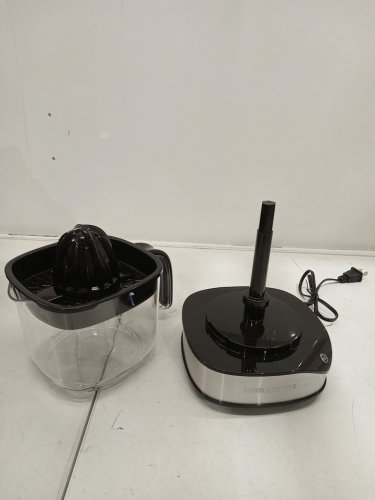 LUUKMONDE Electric Citrus Juicer - holds 1.2Liters - black/clear - (model: d-8020A) image 3