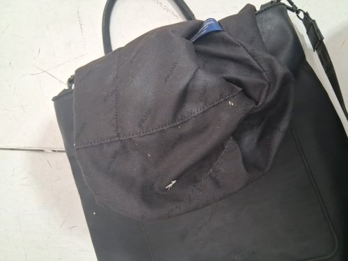 PAJAR CANADA PU Tote BAG WITH Detachable crossbody strap- 13.8L - 13" x 4.3" x 14.9" - BLACK (MODEL:CA56188) image 5