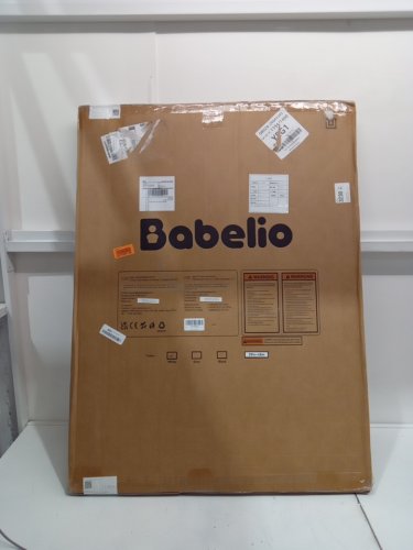 Babelio Extra Wide Baby Gate with Adjustable pet Door - 29" - 48" - white (Model: cb-m-101) image 2
