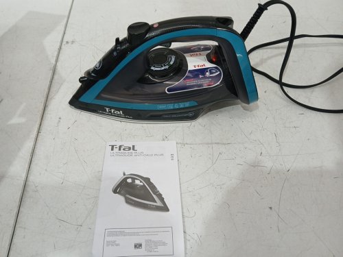 T-FAL ULTRAGLIDE PLUS ENHANCED STEAM IRON WITH CALCIUM COLLECTOR - BLACK/TEAL (MODEL: 1980969/FV5871Q0) image 3