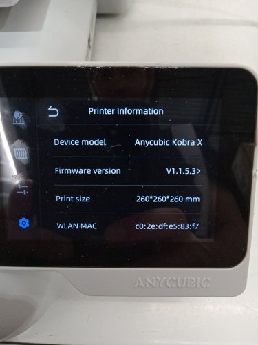 ANYCUBIC KOBRA X 3D PRINTER - 600MM/S HIGH-SPEED FDM PRINTER WITH 4-COLOR PRINTING, 49-POINT AUTO-LEVELING, SMART AI DETECTION - LIGHT GREY - 260 X 260 X 260 MM - (MODEL:KOBRA X) image 6