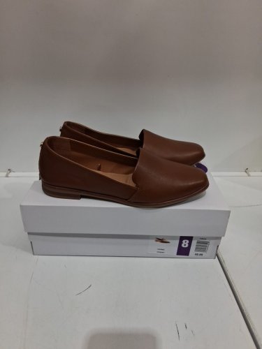 women's aldo hollie slip on loafers - 8 - brown (style:1946236) image 2