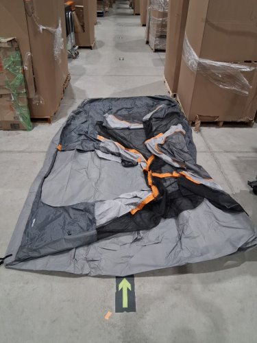 AMAZON BASICS dome camping tent with rainfly - 8-person - 3-season - orange/grey (model: ‎AMZ-1509N) image 3