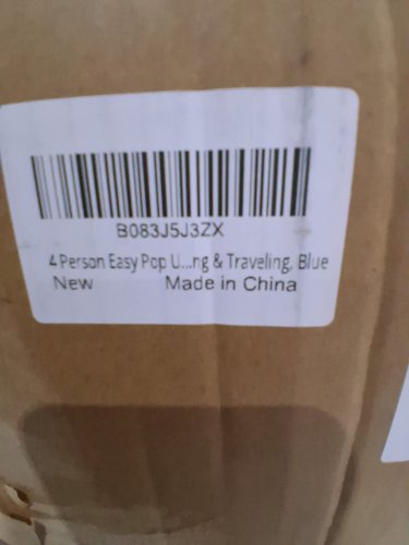 HUI LINGYANG 4-PERSON EASY POP-UP TENT - BLUE/GRAY image 2