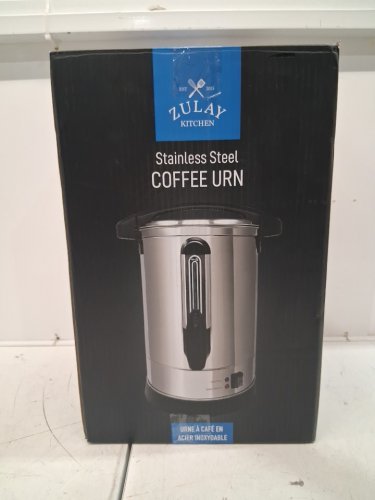 Zulay Premium Commercial Coffee Urn - 50 cup capacity - stainless steel (model: 1002391) image 7