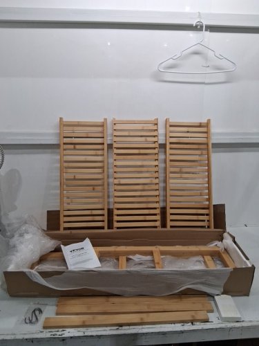 3-Tier Adjustable Over the Toilet Storage - 33lb max per shelf - 67" X 24" - BAMBOO (MODEL: opx-bts170n) image 3