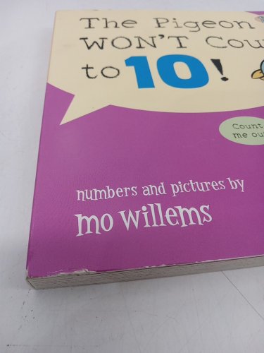 (Boardbook) The Pigeon Won't Count to 10! Numbers and Pictured by Mo Willems image 3