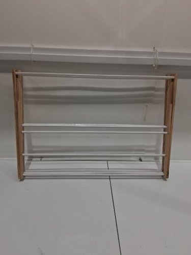 Honey-Can-Do Wood Accordion Drying Rack - 29" x 14.2" x 42.1" - White/Natural Wood (model: DRY-01111) image 3