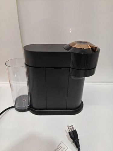 NESPRESSO BY delonghi VERTUO NEXT PREMIUM single serve COFFEE & ESPRESSO MACHINE with wifi/bluetooth connection -- white/black (MODEL: env120w / gdv1) image 6