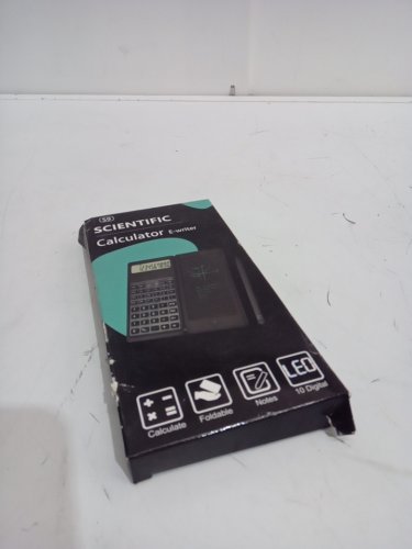 roatee scientific calculator erwriter with solar power & rechargeable cable, multiview 6-line display with erasable lcd writing tablet (model: 0606-991EX) image 2