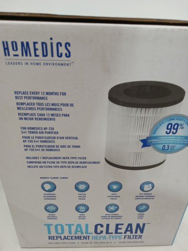 HoMedics Total Clean Replacement HEPA-Type Filter for AP-T20 Tower Air Purifiers (Model: AP-T20FL) image 3