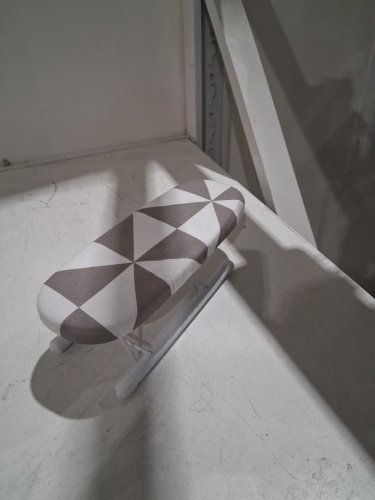Yhmxh mini tabletop sleeve ironing board - 10.22" X 3.93" X 3.14" - WHITE/GREY (MODEL:63VKJ60NK71D) image 3