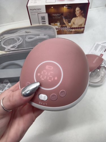 Momcozy Breast Pump Hands Free Upgraded Mobile Flow M9 App Discreet Control with Personalized Multi-Modes & 15 Levels - COZY RED (model: bp223) image 12