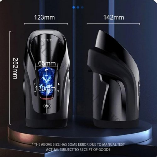 leten luxury thrusting-pro automatic masturbator - black image 4