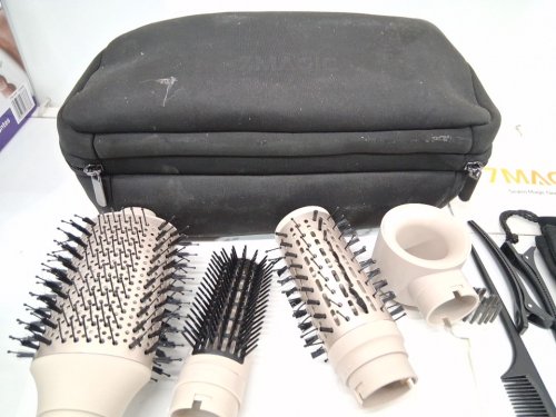 7magic high speed hair dryer brush and 6 in 1 styler - 110 volts - 1200 watts - gold - (model: HB-800) image 4