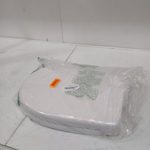 CHURCH ROUND ENAMELED WOOD TOILET SEAT, EASILY REMOVES FOR CLEANING - 16" X 14.4" - WHITE - (MODEL: 540EC000) image 2