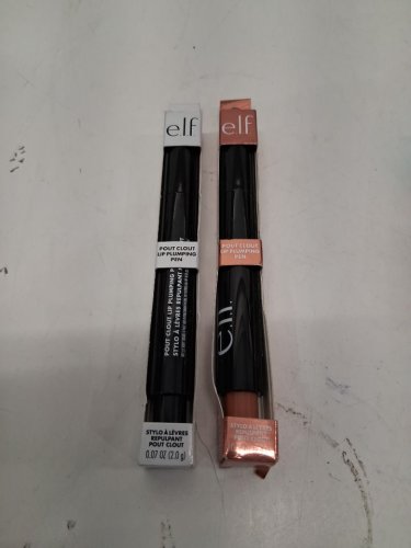 2PC  e.l.f pout clout lip plumping pen - toasted/ IN THE CLEAR - 2.0g/each image 2