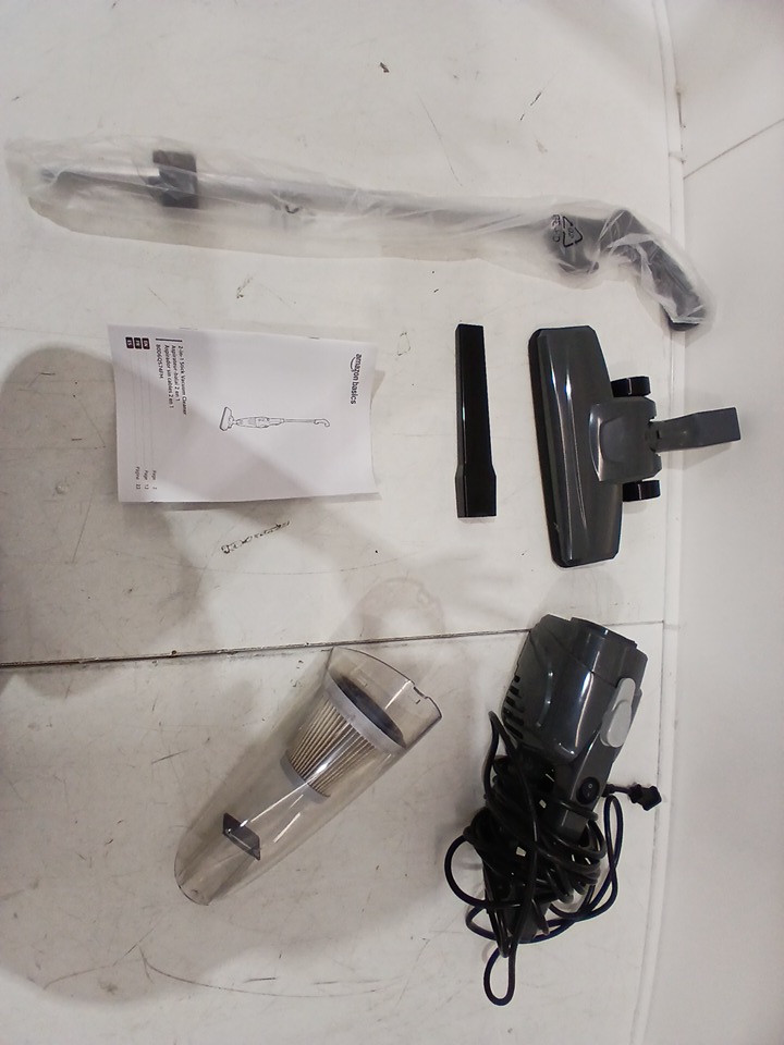 2-in-1 amazon basics Stick 0.45l cap Vacuum Cleaner  - 300w - black /grey  (model: b0d6qs74fm) image 3
