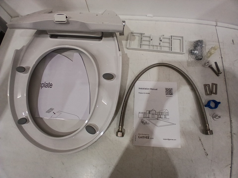 Garvee Bidet Round Toilet Seat with Adjustable Spray Pressure - White (Model: PHO_0XYKXH95) image 5