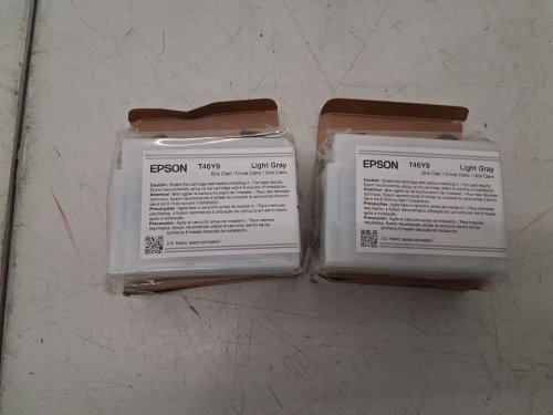 2 epson ultra chrome pro10 printer ink cartridge for sc-p900 surecolor photo printer - light gray (model: t46y9 image 3