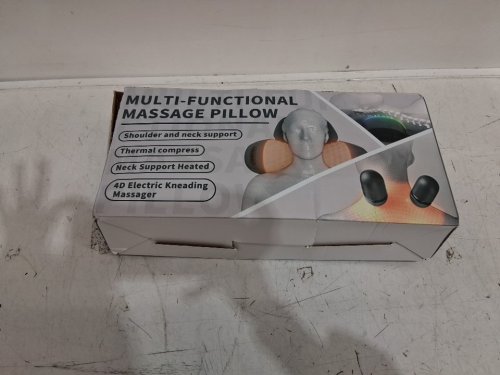 3-IN-1 ELECTRIC Massage Neck Pillow with Heat, Deep Tissue Relief, & Cervical Memory Foam Support - Grey image 4