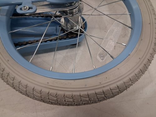costway kid's bike with training wheels and adjustable seat - 16" wheels - blue - (model: ts10130bl-16) image 8