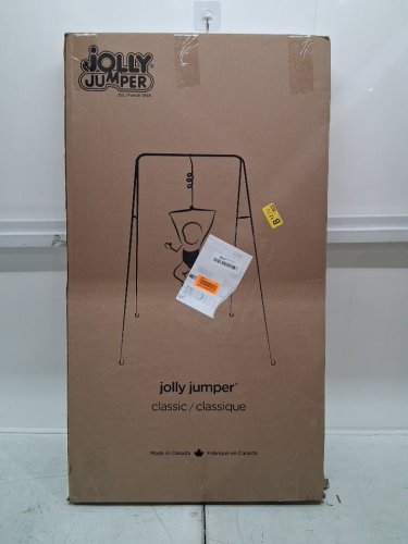 JOLLY JUMPER CLASSIC THE ORIGINAL JOLLY JUMPER WITH STAND - 28LB MAX LOAD - White/Black image 2