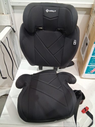 SAFETY 1ST 2-IN-1 LIGHTWEIGHT GROWMATE BELT-POSITIONING BOOSTER CAR SEAT WITH HIGH-BACK TO BACKLESS & ADJUSTABLE HEADREST - BLACK (MODEL: 22267CHHR) image 3
