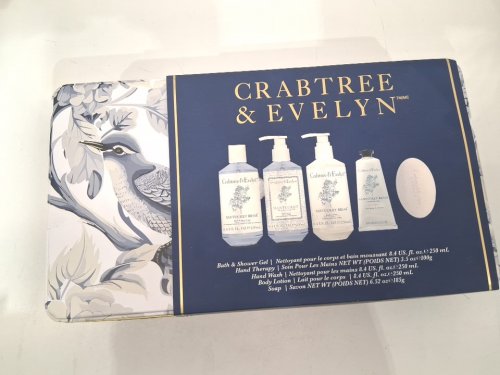5pc Crabtree & Evelyn Body Care Tin Set - Nantucket Briar image 2