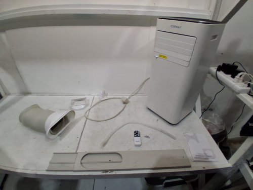 COSTWAY Portable Air Conditioner, with Fan & Dehumidifier Mode, Quiet AC Unit with Sleep Mode - 8000 BTU - WHITE (MODEL: FP10263US) image 3