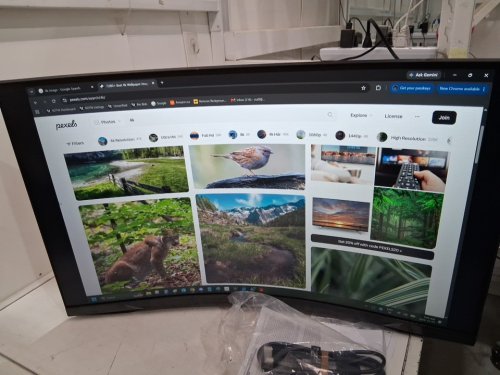 SAMSUNG ODYSSEY G5 CURVED GAMING MONITOR - 32" QHD MONITOR - 165HZ - 1MS (MODEL: LS32CG550ENXZA) image 5