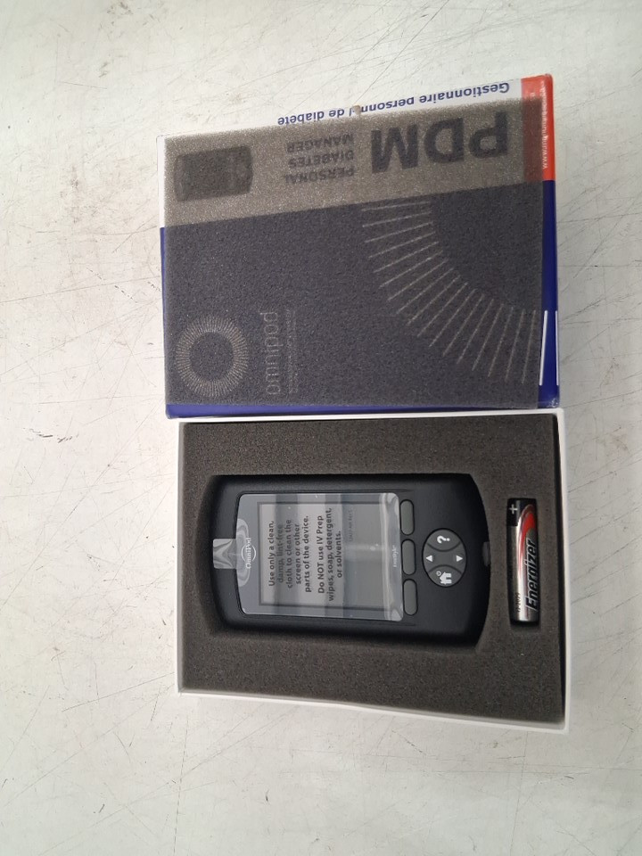 Omnipod Battery Operated Personal Diabetes Manager (PDM) *FRENCH Version* - Black (Model: PDM-CAT45F) image 2