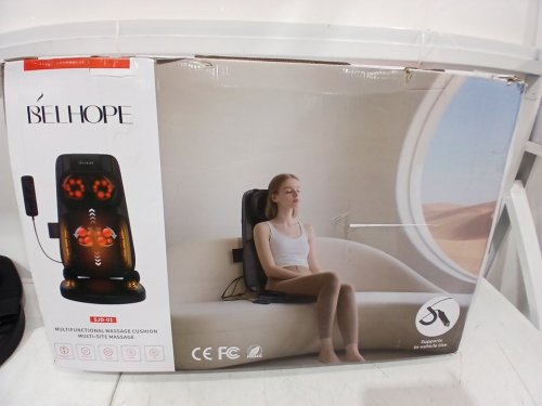 belhope 5-IN-1 Shiatsu Massager with Heat & Kneading for neck / shoulder / back / waist & thighs - black (Model: ‎SJD-01) image 2