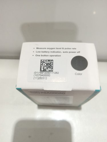 OAJ Medical SPO2 digital LED fingertip PULSE OXIMETER - 70-100% accuracy/25-250bpm range - black (MODEL NO. AOJ-70A) image 5