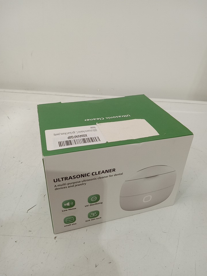 ultrasonic Cleaner Machine - 45000hz - 200ml - white - (model:	‎JX-580PRO) image 2
