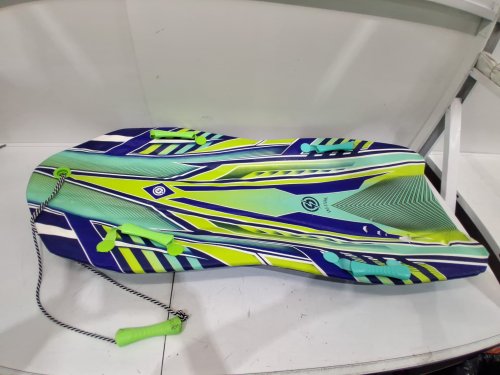 sno storm vipernex foam snow sled with tow rope- 50"- green/blue (model: 2000509) image 2