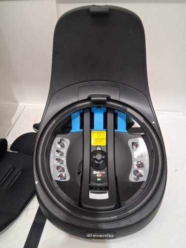 EVENFLO REVOLVE360 2-IN-1 ROTATIONAL CAR SEAT - 24.3" X 16.7" X 20.8" - CANTON BLACK (MODEL: CS260112470C) image 7