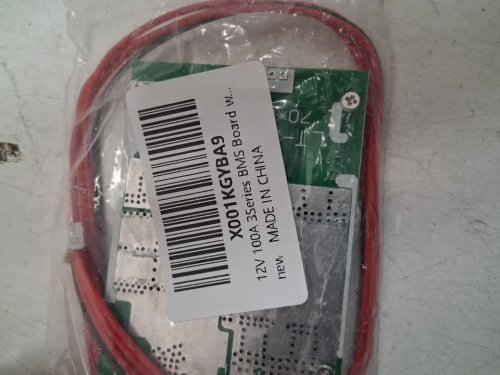 WALFRONT 3 SERIES BMS PROTECTION BOARD FOR 18650 Lifepo LiFePO4 Battery Pack - 12V 100A - BALANCING 5P 250MM WIRE image 2