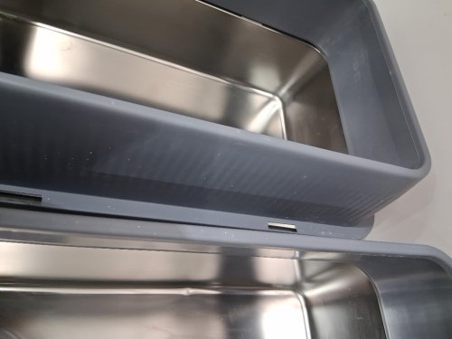 2PK Pongnas Stainless Steel Litter Box - 9" x 6.5" - grey (model: Pongnas547bmgvns9-12) image 7