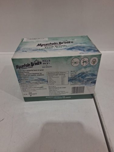 24PK mountain breeze thunda funda sugar free breath strips  - spearminh image 3