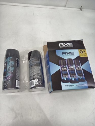 2PK AXE BLUE LAVENDER MINT + AMBER BODY SPRAY - 113G EACH image 2