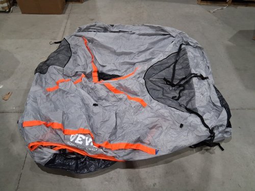 VEVOR WATERPROOF TRUCK BED TENT, EASY TO SETUP With 2 PERSON SLEEPING CAPACITY - 6.4ft-6.7ft - GREY/ORANGE/BLACK (model : 120740) image 6